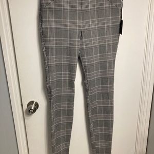 Plaid Skinny stretch pants